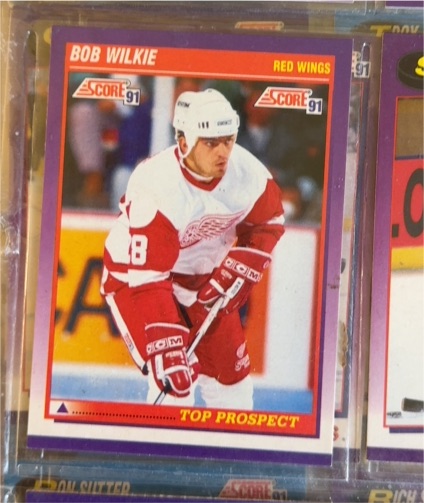1991-92 Score #358 Bob Wilkie — front