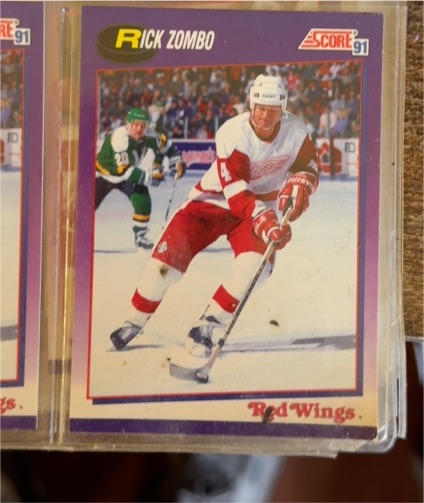 1991 Score #177 Rick Zombo — front