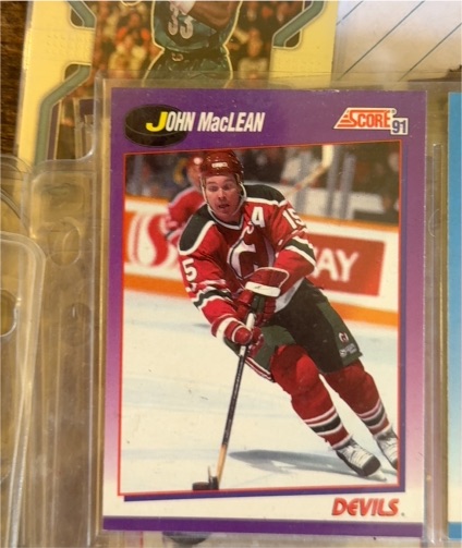 1991 Score #210 John MacLean — front