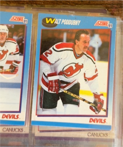 1991-92 Score Canadian #400 Walt Poddubny — front