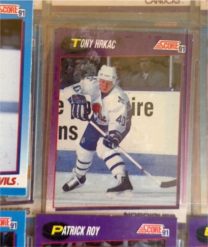1991-92 Score #122 Tony Hrkac — front
