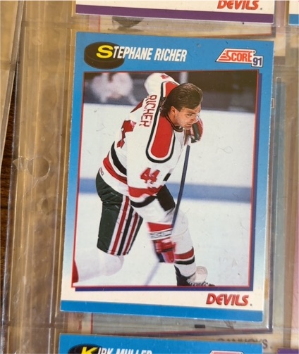1991 Score #581 Stephane Richer — front