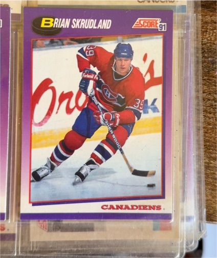 1991-92 Score Canadian #514 Brian Skrudland — front