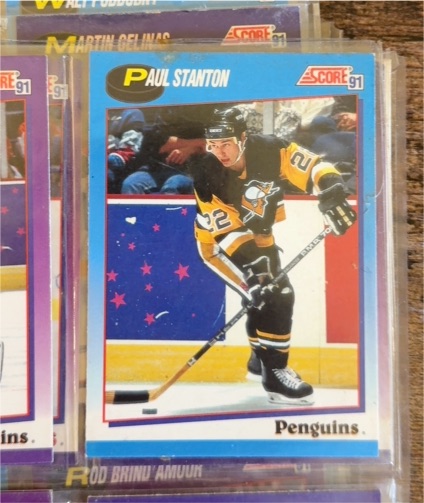 1991 Score #222 Paul Stanton — front