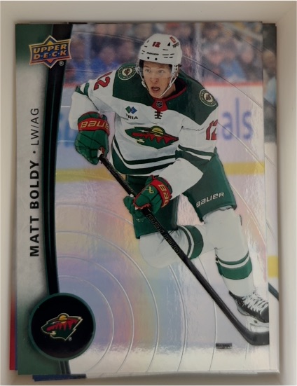 2025-26 Upper Deck Tim Hortons #12 Matt Boldy — front