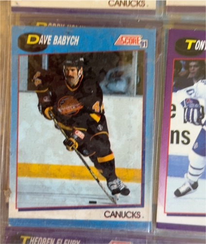 1991 Score #91 Dave Babych — front