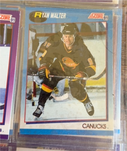 1991-92 Score Canadian #591 Ryan Walter — front