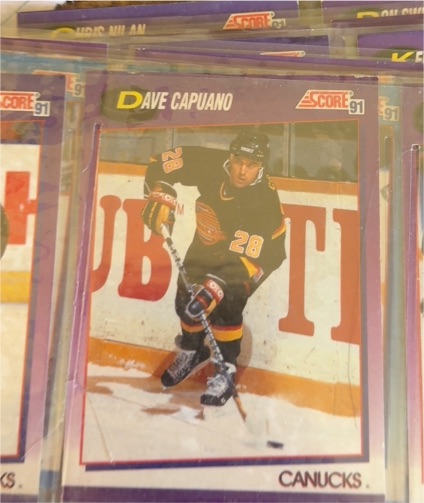 1991 Score #86 Dave Capuano — front