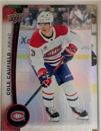 2025-26 Upper Deck Tim Hortons #22 Cole Caufield — front