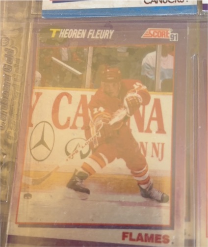 1991-92 Score #226 Theoren Fleury — front