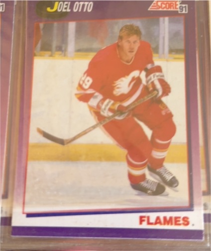 1991-92 Score #96 Joel Otto — front