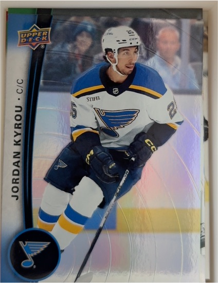 2025-26 Upper Deck Tim Hortons #25 Jordan Kyrou — front