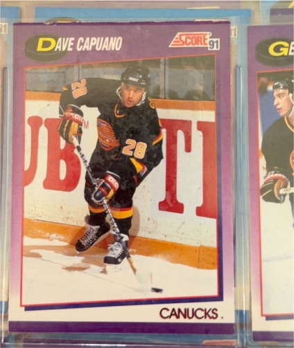 1991-92 Score #86 Dave Capuano — front