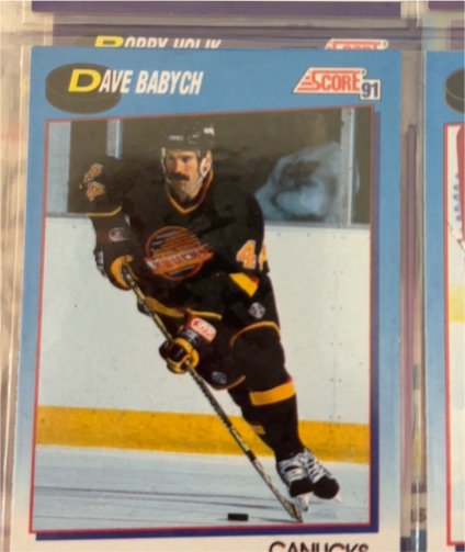 1991-92 Score Canadian #584 Dave Babych — front