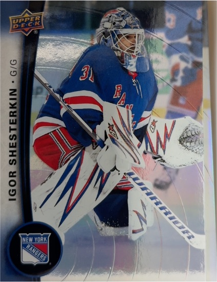 2025-26 Upper Deck Tim Hortons #31 Igor Shesterkin — front