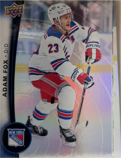 2025-26 Upper Deck Tim Hortons #32 Adam Fox — front