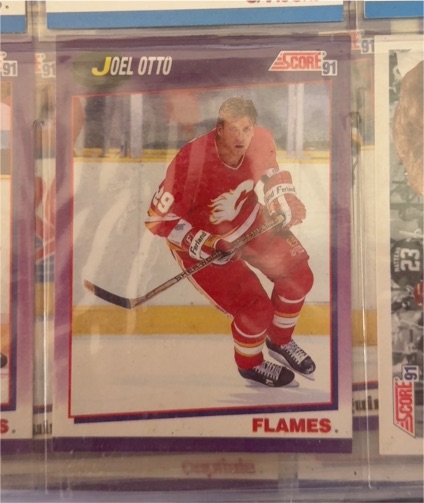 1991-92 Score #96 Joel Otto — front