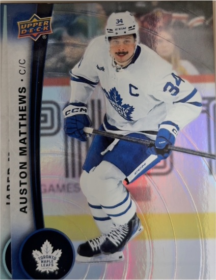 2025-26 Upper Deck Tim Hortons #34 Auston Matthews — front
