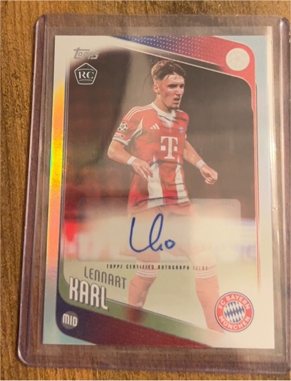 2025-26 Topps UEFA Club Competitions #187 Lennart Karl — front