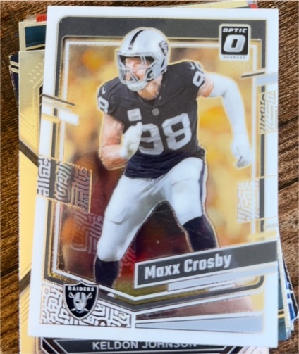 2023 Panini Donruss Optic #100 Maxx Crosby — front