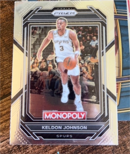 2022-23 Panini Prizm Monopoly #79 Keldon Johnson — front