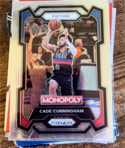 2023-24 Panini Prizm Monopoly #25 Cade Cunningham — front
