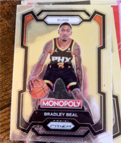 2023-24 Panini Prizm Monopoly #71 Bradley Beal — front