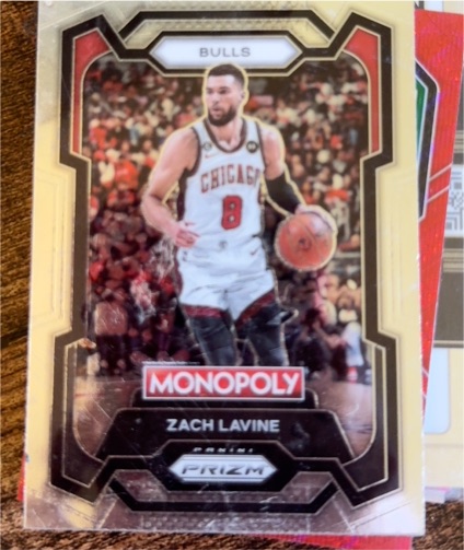 2023-24 Panini Prizm Monopoly #17 Zach LaVine — front