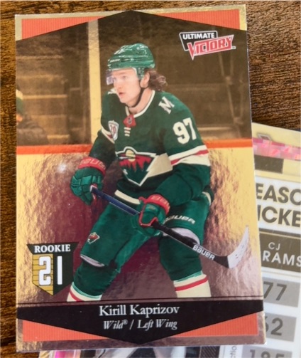 2020-21 Upper Deck Extended Series Ultimate Victory #UV-35 Kirill Kaprizov — front