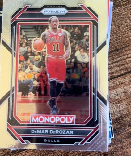 2022-23 Panini Prizm Monopoly #13 DeMar DeRozan — front