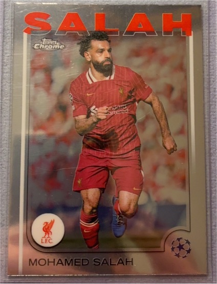 2024-25 Topps Chrome UEFA Club Competitions #87 Mohamed Salah — front