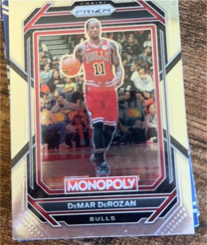 2022-23 Panini Prizm Monopoly #13 DeMar DeRozan — front