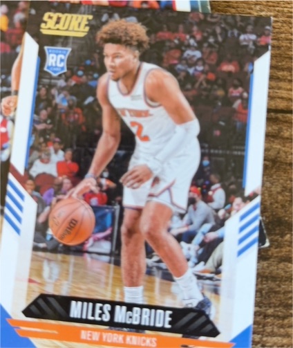 2021-22 Panini Chronicles Score #134 Miles McBride — front