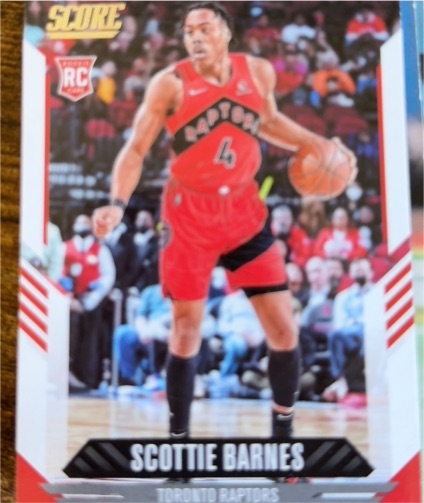 2021-22 Panini Score #144 Scottie Barnes — front