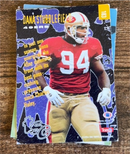 1994 Topps #183 Dana Stubblefield — front