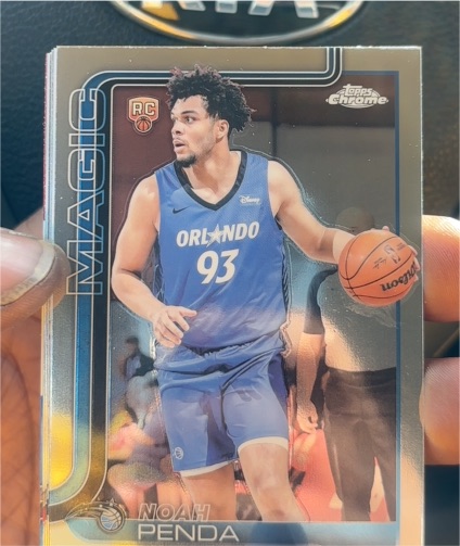 2025-26 Topps Chrome #282 Noah Penda — front