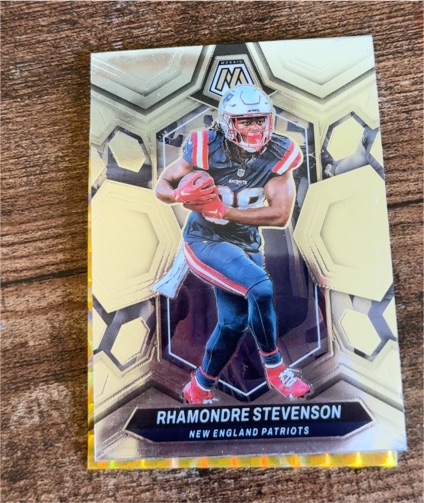 2024 Panini Mosaic #149 Rhamondre Stevenson — front