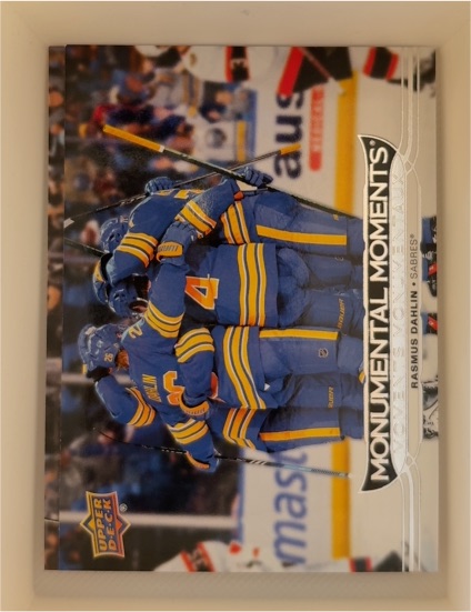 2025-26 Upper Deck Tim Hortons Monumental Moments #MM-4 Rasmus Dahlin — front
