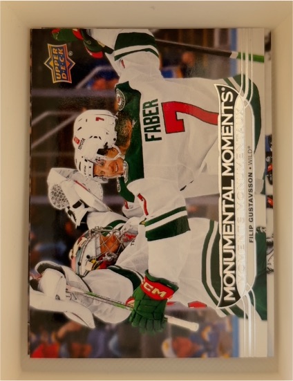 2025-26 Upper Deck Tim Hortons Monumental Moments #MM-5 Filip Gustavsson — front