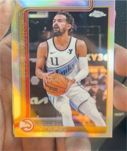 2025-26 Topps Chrome #5 Trae Young — front
