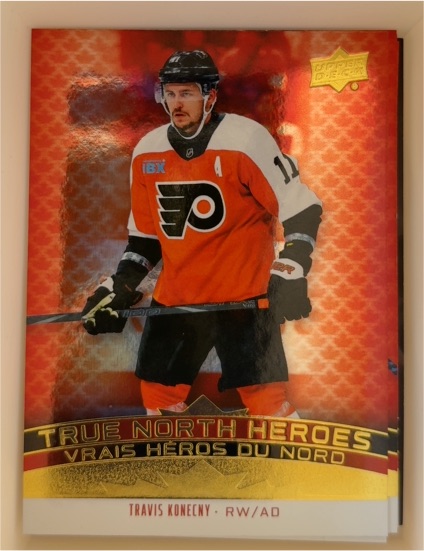 2025-26 Upper Deck Tim Hortons True North Heroes #TNH-7 Travis Konecny — front