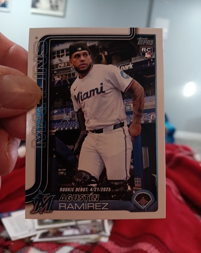 2025 Topps Chrome Update #USC38 Agustin Ramirez — front