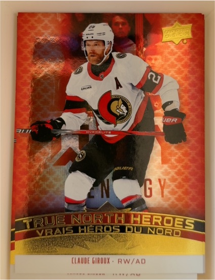 2025-26 Upper Deck Tim Hortons True North Heroes #TNH-10 Claude Giroux — front