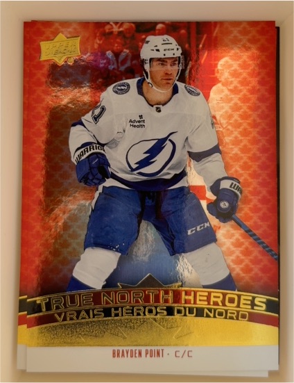 2025-26 Upper Deck Tim Hortons True North Heroes #TNH-6 Brayden Point — front