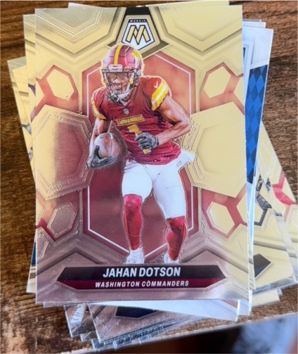 2024 Panini Mosaic #221 Jahan Dotson — front