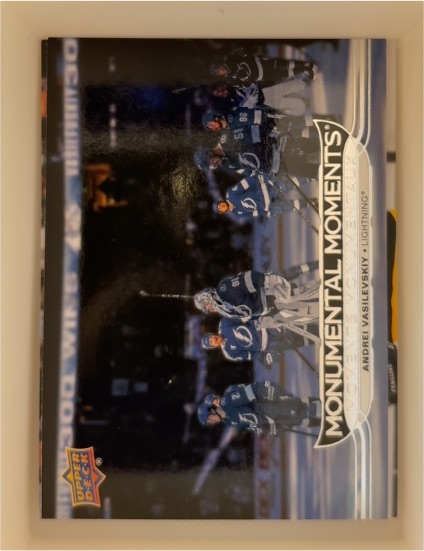 2022 Upper Deck Monumental Moments #MM-AV Andrei Vasilevskiy — front
