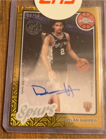 2025-26 Topps Chrome #80CR2 Dylan Harper — front