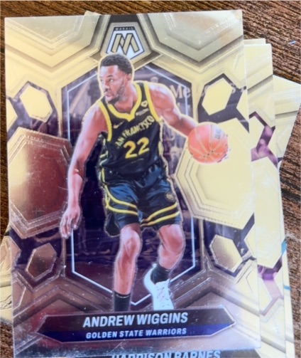 2023-24 Panini Mosaic #101 Andrew Wiggins — front