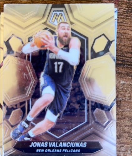 2023-24 Panini Mosaic #193 Jonas Valanciunas — front