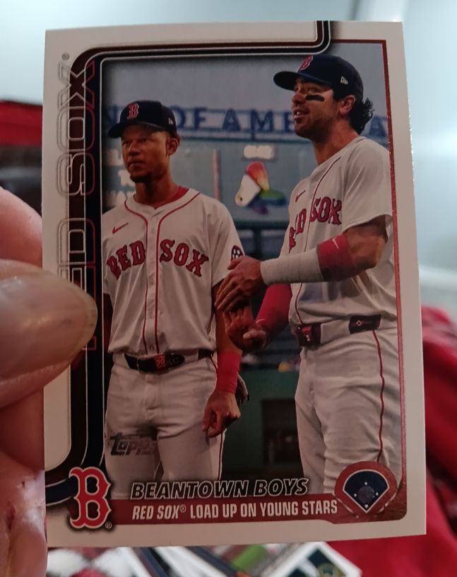 2025 Topps Update #US241 Beantown Boys Marcelo Mayer / Kristian Campbell — front